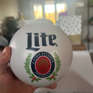 Brand new Miller lite 12oz beernament
